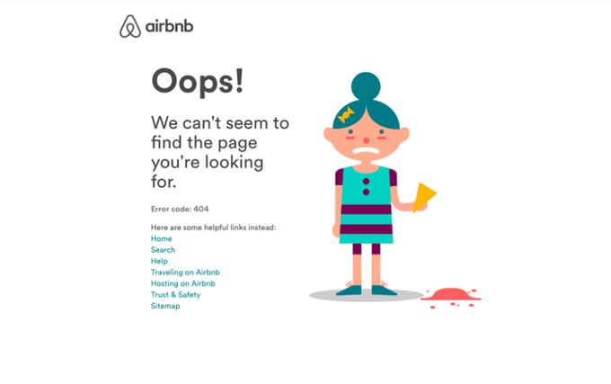 Airbnb 404