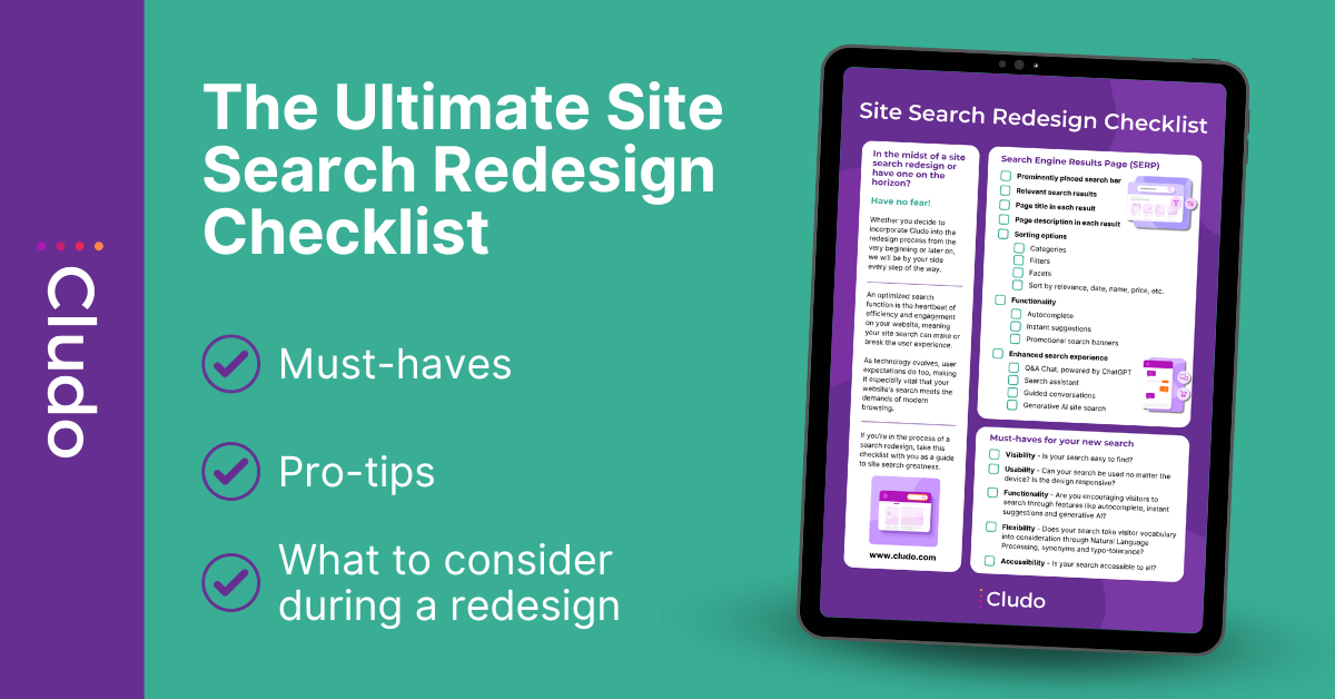 Redesign Checklist Promo