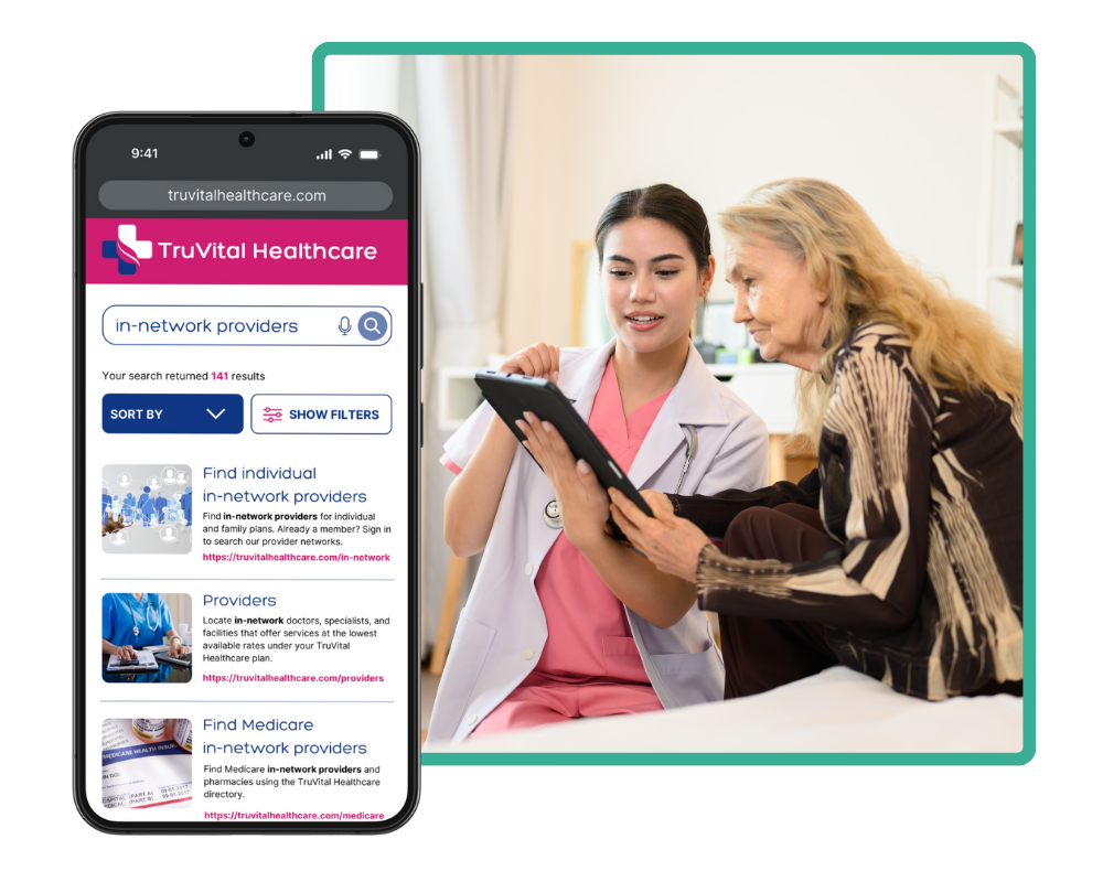 Healthcare search with patient-1 Healthcare search with patient-1