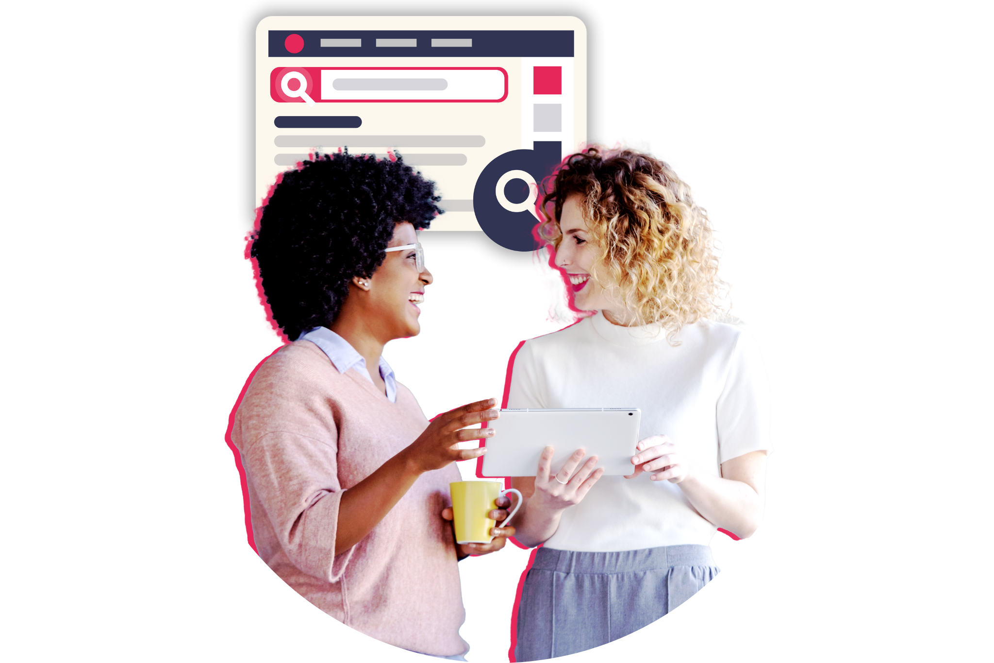 Partners with graphic Partners with graphic